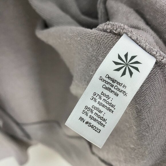 Athleta Studio Wrap Cardigan Light Purple Womens Small Long Slouchy - Picture 6 of 7